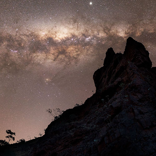 Core of the Milky Way taken at Vivash Gorge, Cheela by Dan Grant 2020